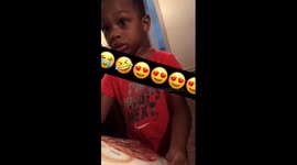 Cai trying to say cereal