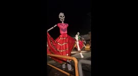 Mexican Halloween Day of the Dead Carnival