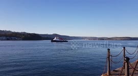 Tug SD Faithful.  Towing a platform out on the river  tamar