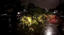 Possible tornado hits Baltimore area causing widespread damage
