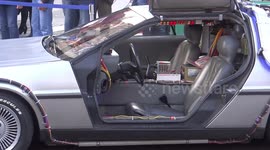 Back to the Future Time Machine at London motor show