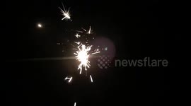 Sparkler - slow motion 2