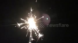 Sparkler - slow motion 3