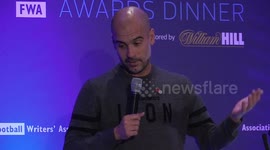 Pep Guardiola says sorry casual appearance at awards dinner