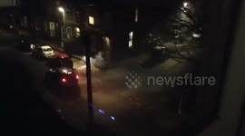 Fireworks Drive by in Leeds Hyde Park Area