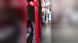 Newsflare Edit - Coventry Crazy Man Fight on Bus must watch