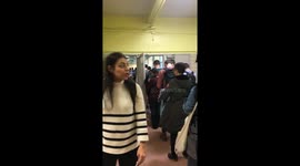 Voting Line at PS 261 in Brooklyn, NY