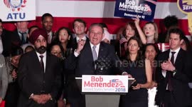 Menendez Addresses Supporters After Election Victory