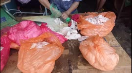 Lard or Pork Fat sell at Jonker Street Melaka