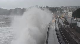 Rough Sea in Dawlish.