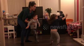 UK boy with cerebral palsy learns to dance ballet with sister