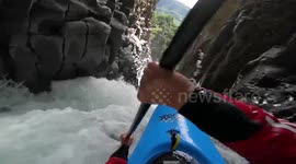 German kayaker descends infamous gorge in Chile