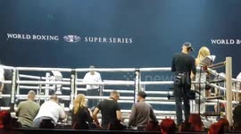 World Boxing Super Series Glasgow Ring Girl