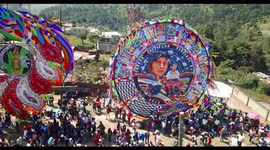 Guatemalans celebrate Day of the Dead with a giant kite festival