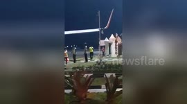 Lion Air plane smashes into electricity pole a week after deadly Indonesia crash