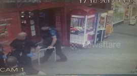 A police officer whose leg was broken by a racist thug hit out at the soft sentence handed down by a judge.