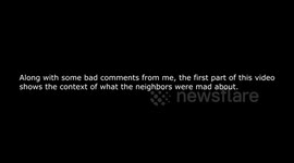 Neighborhood Confrontation Over Bad Comments and Video