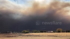 Massive smoke cloud engulfs Northern California sky as Camp Fire devastates city