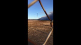 Camp Fire seen from 99E, north of Chico, California