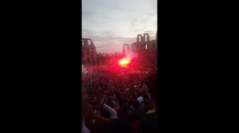 Historical celebration when tunisia soccer her first goal in the world cup 2018