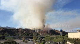 LA Zoo/Griffith Park fire