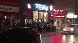 Despite Rain A Huge Queue For Jollibee In Earls Court Forms