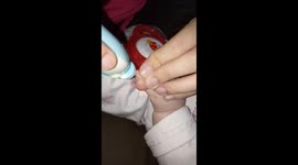 Baby Nails Trimming