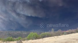 Terrifying footage shows smoke-filled skies as Camp Fire sweeps through Northern California