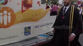 Gold Bar On The Streets Of London