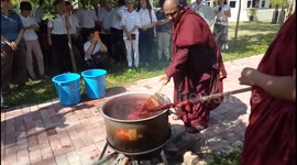 The making of Buddhist Robes