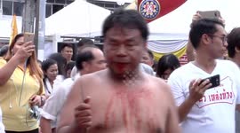 Thailand Vegetarian Festival Sees Worshippers Mutilate Themselves