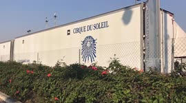 Cirque du Soleil Volta Set-up in San Francisco
