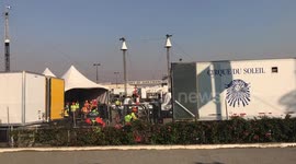 Cirque du Soleil Volta Set-up in San Francisco