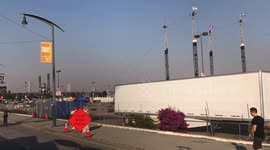 Cirque du Soleil Volta Set-up in San Francisco