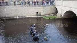 Police underwater team search