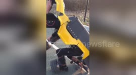 Geeks in disguise! Man turns himself into human Transformer