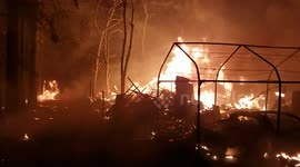 California vegetation fire in Butte County California. Indecent name is Camp Fire