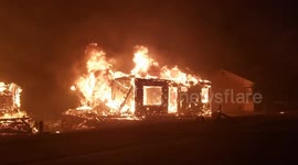 California vegetation fire in Butte County California. Indecent name is Camp Fire