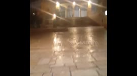 Fajir call prayer in Masjid Al Qsa, Jerusalem 2016 July