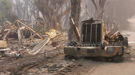 Footage shows aftermath of devastating Woolsey Fire