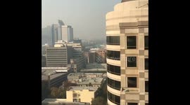 CampFire smoke over Sacramento