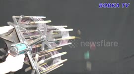 YouTube inventor build quad-barrelled rubber band machine gun