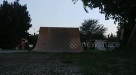 Bmx trick gone wrong