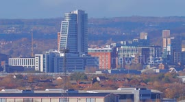 Leeds Amazing Skyline Sweeping Panorama