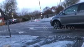 Snow Ice stuck driving