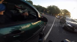 London cycling, Row with car driver - Raw part 2