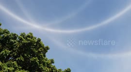 Magical 'halo' phenomenon over Zimbabwe