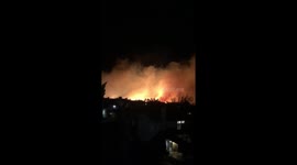 #RialtoFire shots from my Roof. https://t.co/m5QSobxTUe
