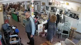 Thief caught on CCTV stealing from children's charity