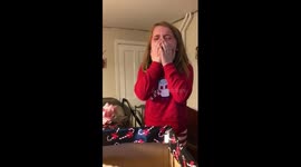 This girl's reaction to getting a puppy for Christmas will warm your heart
